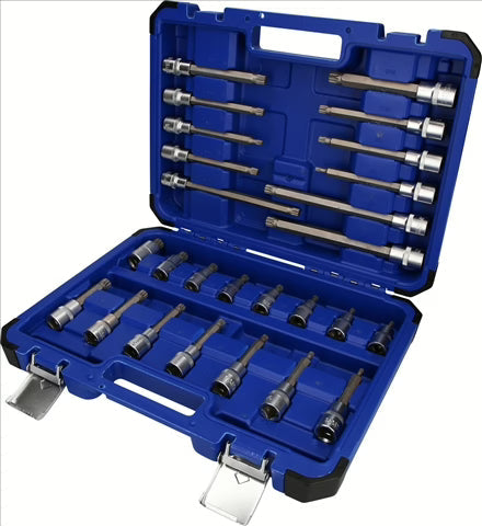 SET TUBULARE 1/2 CU BIT XZN M5-M16, 26 PCS-BRILLIANT TOOLS Auto24shop