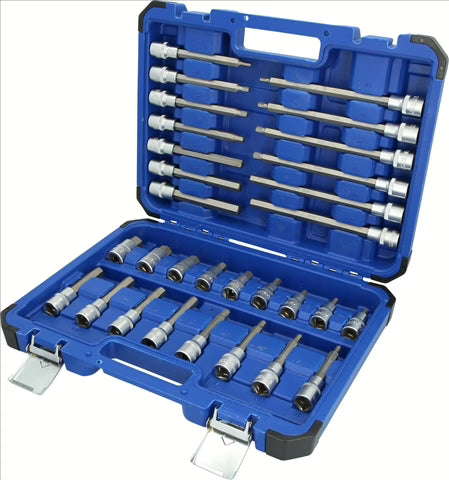 SET TUBULARE 1/2 CU BIT HEXAGONAL 30 PCS-BRILLIANT TOOLS Auto24shop