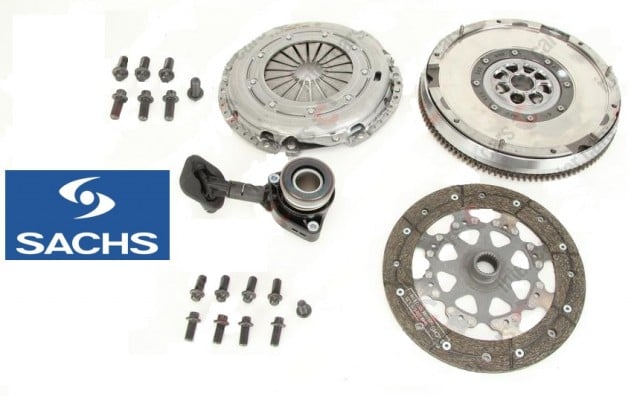 KIT AMBREIAJ cu VOLANTA MASA DUBLA SACHS FORD FOCUS III 1.6 TDCI 95CP / 105CP / 115CP