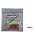 BEC LED WINSO 12V FLUX T5 W2X4.6D 1LED ROSU - SET 20 BUC