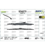 SET LAMELA STERGATOR VALEO SILENCIO 600/450 MM