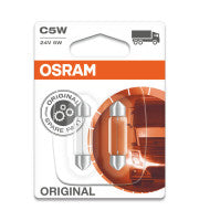 BEC OSRAM ORIGINAL C5W 24V 5W SV8.5-8 ● SET 2 BUC