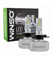 BEC LED WINSO H4 12/24V, 40W, 5000 LM 6000K, CSP CHIP