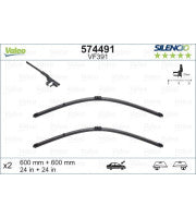 SET LAMELA STERGATOR VALEO SILENCIO FLATBLADE OE 600/600 MM