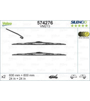 SET LAMELA STERGATOR VALEO SILENCIO 600/600 MM