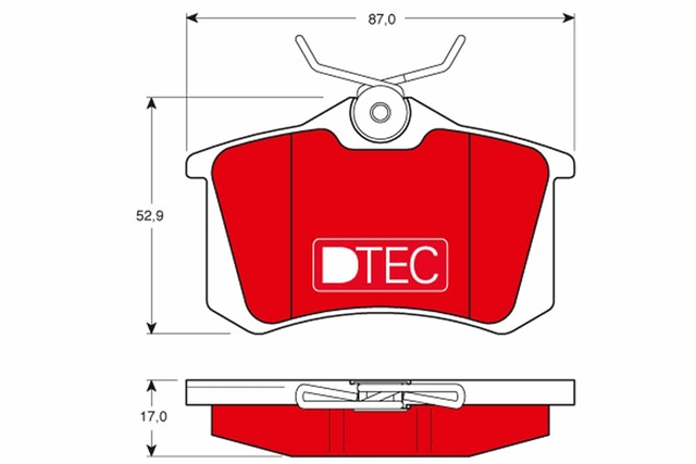 SET PLACUTE FRANA – TRW GDB1330DTE AUDI CITROËN FORD OPEL PEUGEOT RENAULT SEAT SKODA VW DS