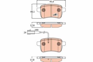 SET PLACUTE FRANA - TRW SPATE ALFA ROMEO