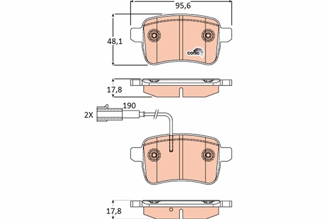 SET PLACUTE FRANA – TRW SPATE ALFA ROMEO