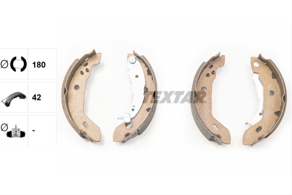 Set saboti frana TEXTAR 91053000  A-CLASS (W168)