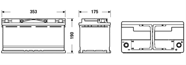 Baterie EXIDE EK960