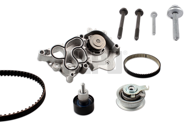KIT CUREA DISTRIBUTIE + POMPA DE APA HEPU  PK06651  AUDI SEAT SKODA VW