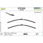 SET STERGATOARE VALEO SILENCIO AQUABLADE 630/575 MM