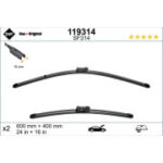 SET LAMELA STERGATOR SWF WIPER FB OE LHD 600/400 MM