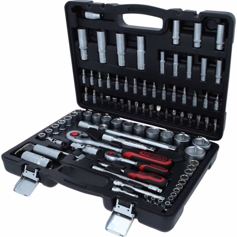 SET CHEI TUBULARE 1/4″+1/2″, 94 DE PCS-KS TOOLS