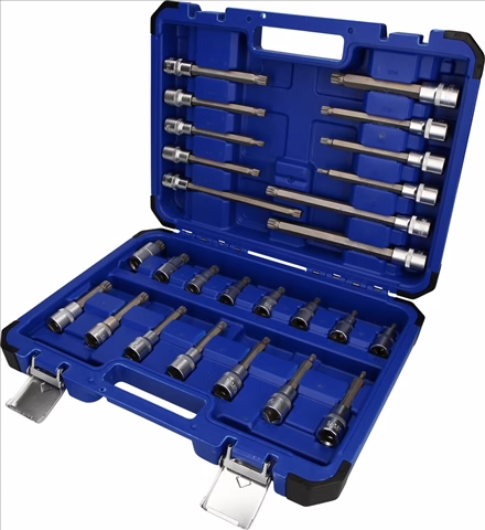 SET TUBULARE 1/2 CU BIT XZN M5-M16, 26 PCS-BRILLIANT TOOLS