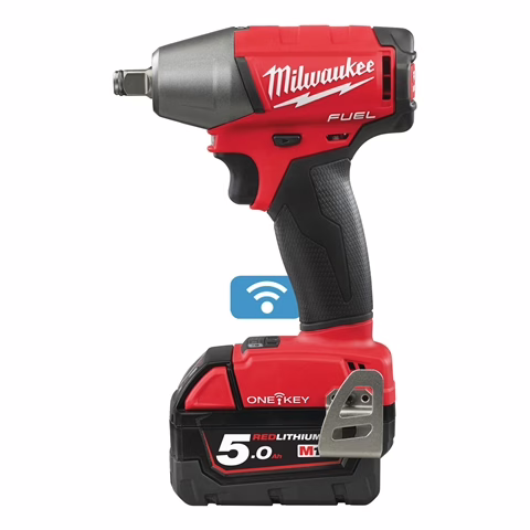 PISTOL DE IMPACT 1/2 CU ACUMULATOR 2X5AH, M18 ONE KEY FUEL 300NM – MILWAUKEE